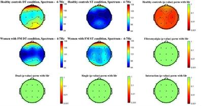 Neurophysiological Differences Between Women With Fibromyalgia and Healthy Controls During Dual Task: A Pilot Study